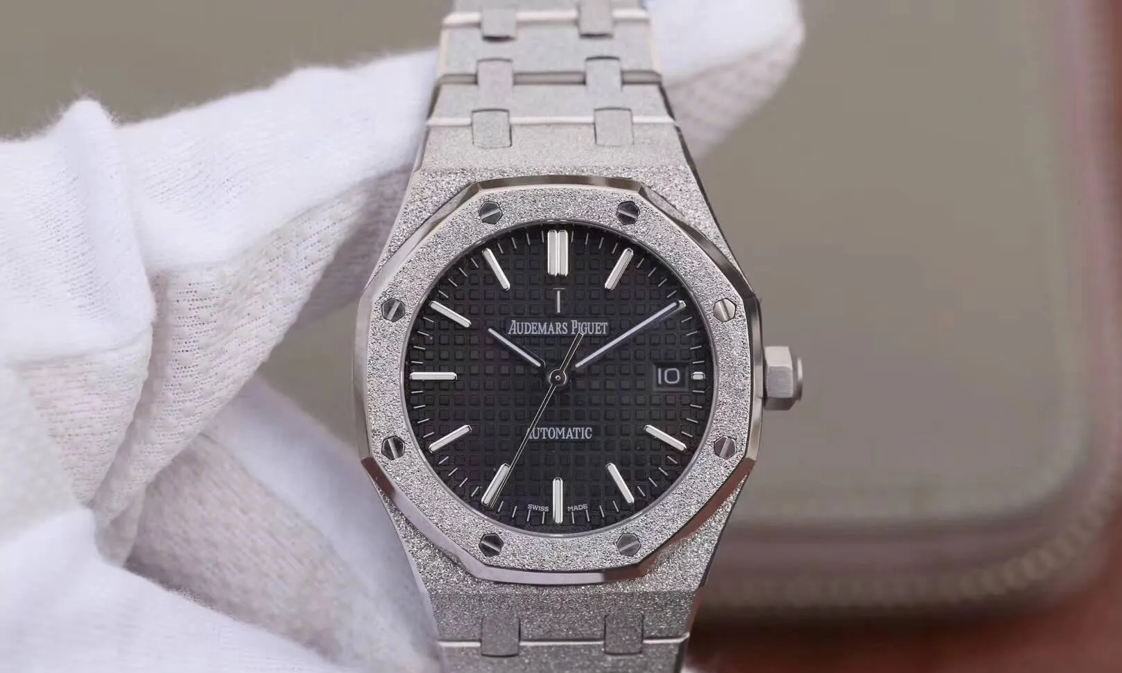 Audemars Piguet Royal Oak 15454BC.GG.1259BC.01 JH Factory 1:1 Best Edition Replica Watch Black Dial Swiss Calibre 3120
